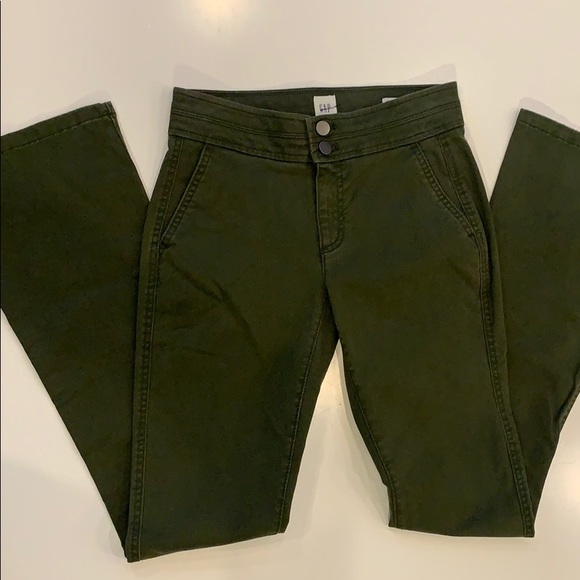 Gap Bootcut Army Green Pants - Picture 1 of 4